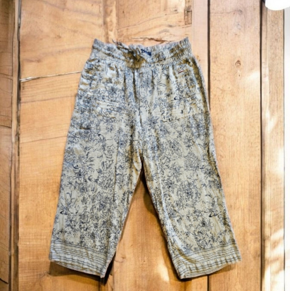 Floral Print Women's Pants-Size Large - Picture 1 of 17